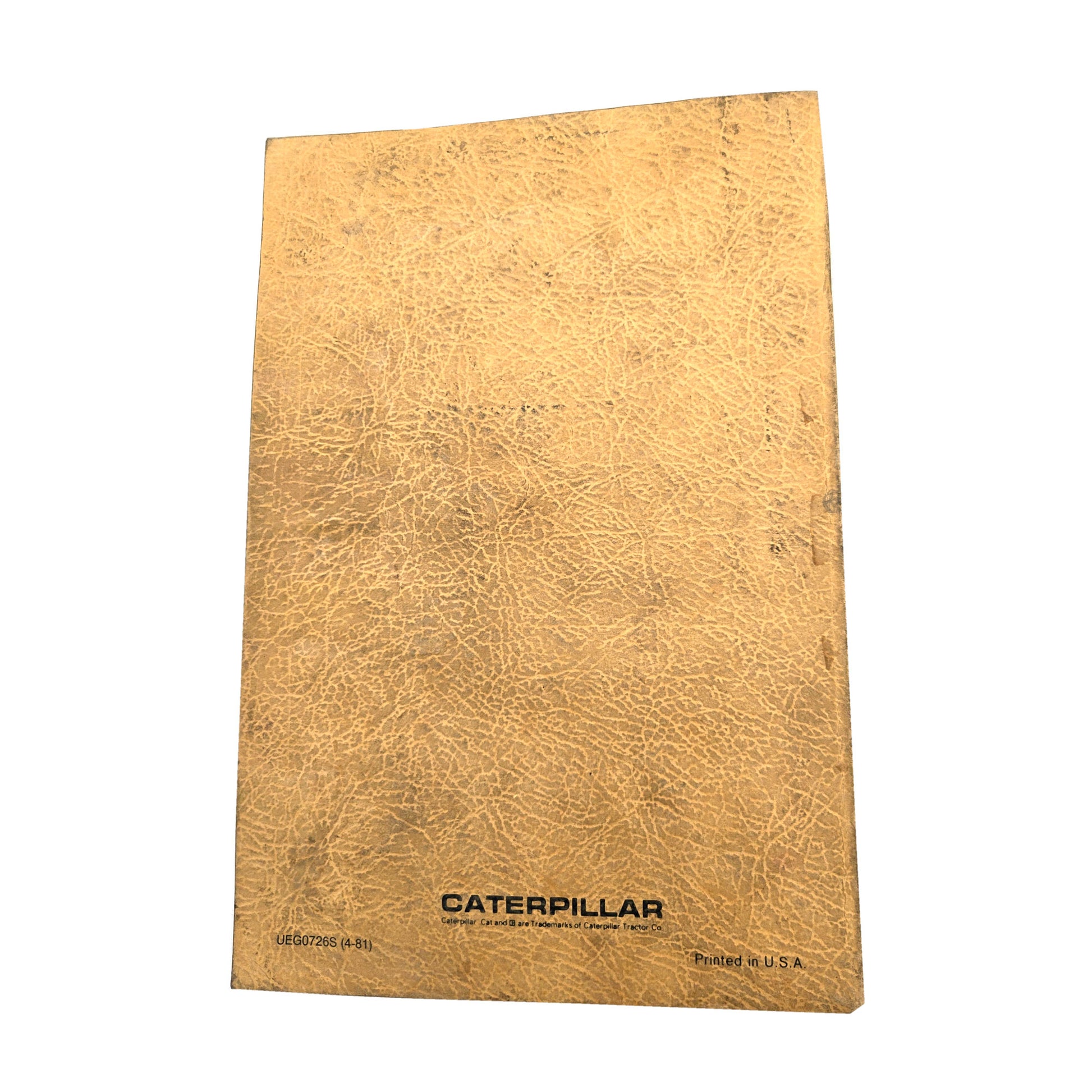 Cat Caterpillar No. 120 Motor Grader Parts Manual