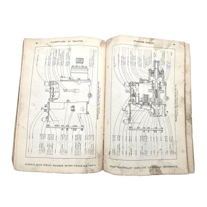 Cat Caterpillar D9 Tractor Torque Converter Drive Parts Manual