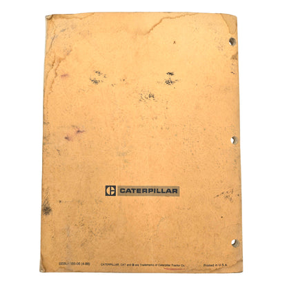 Cat Caterpillar 12G 14G 140G Motor Grader Maintenance Manual