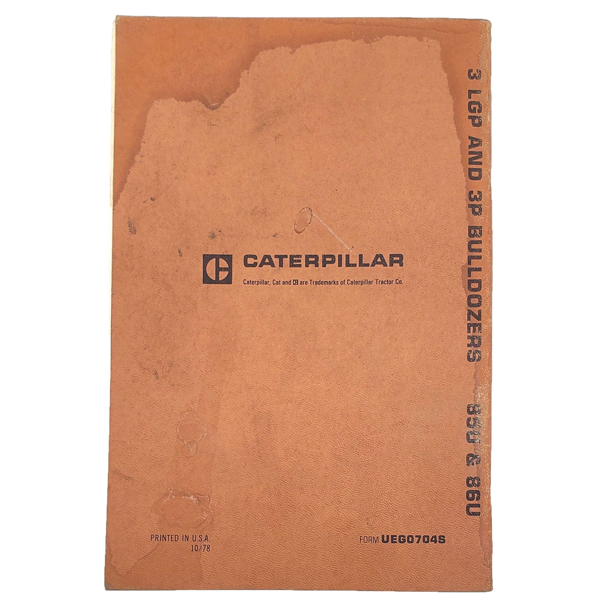 Cat Caterpillar 3 LGP and 3P Bulldozer Parts Manual Catalog