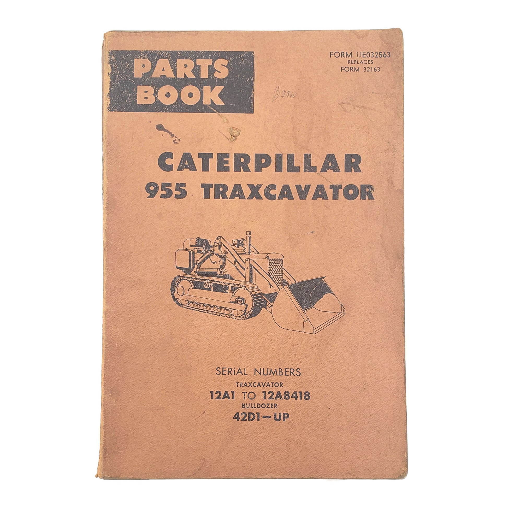 Cat Caterpillar 955 Traxcavator 12A1-12A8418 42D1-Up Parts Book Manual Catalog
