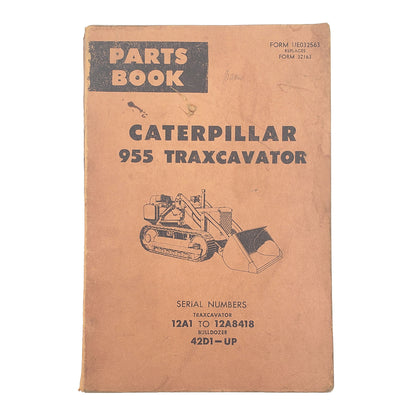 Cat Caterpillar 955 Traxcavator 12A1-12A8418 42D1-Up Parts Book Manual Catalog
