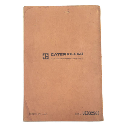 Cat Caterpillar 955 Traxcavator 12A1-12A8418 42D1-Up Parts Book Manual Catalog