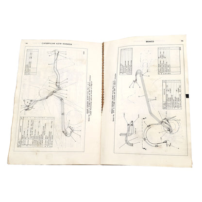 Cat Caterpillar 627B Scrapers 37V1 to 37V636 38V1-38V871 Parts Book Manual Catalog