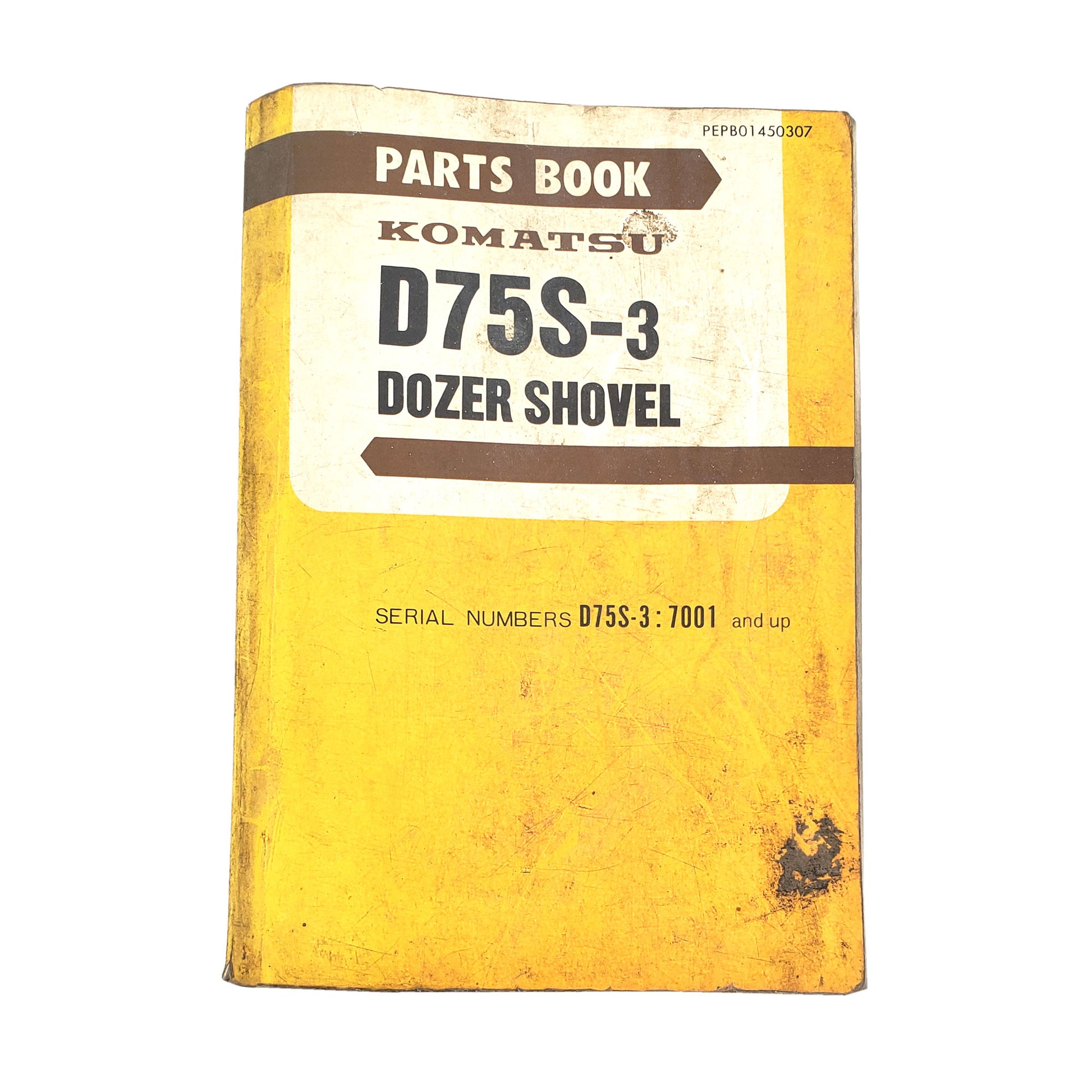 KOMATSU D75S-3 DOZER SHOVEL PARTS BOOK 7001-UP | Book B