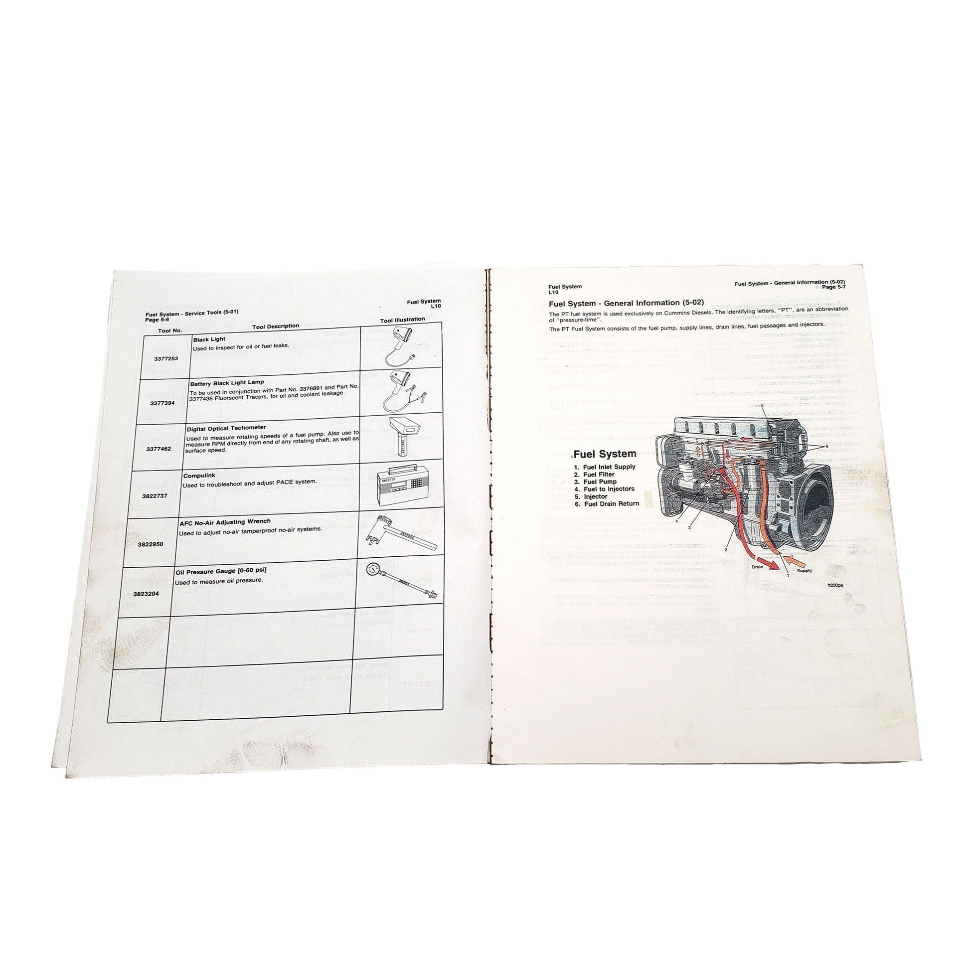 Cummins L10 Series Engines Factory Troubleshooting Repair Shop Manual