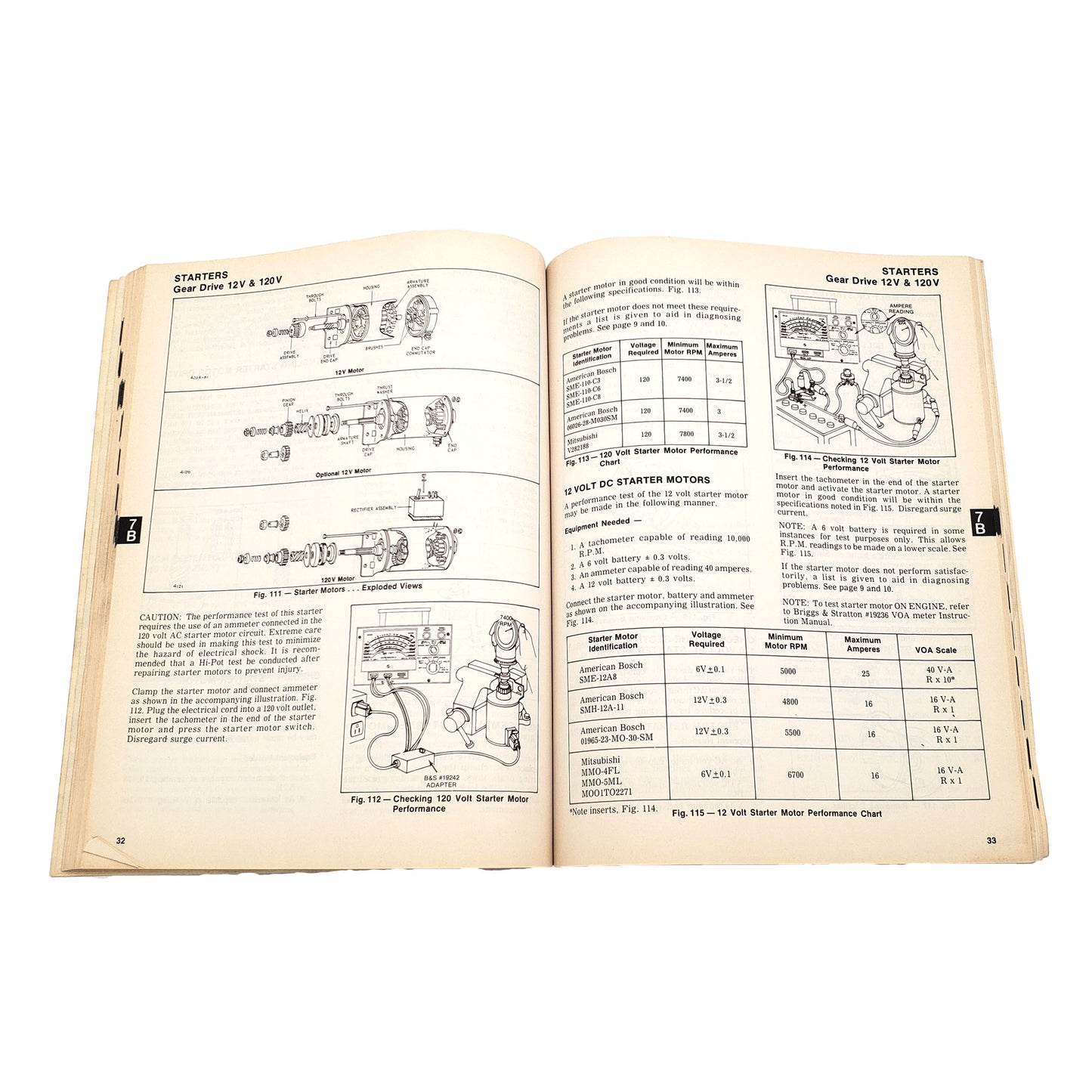 Briggs and Stratton Service and Repair Instructions Manual 