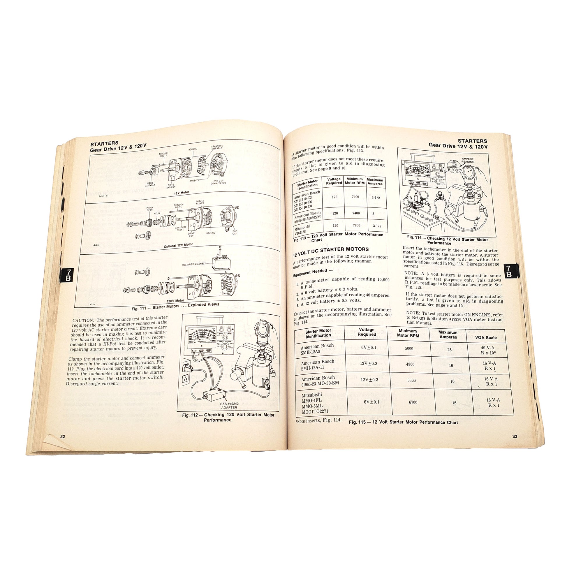Briggs and Stratton Service and Repair Instructions Manual 