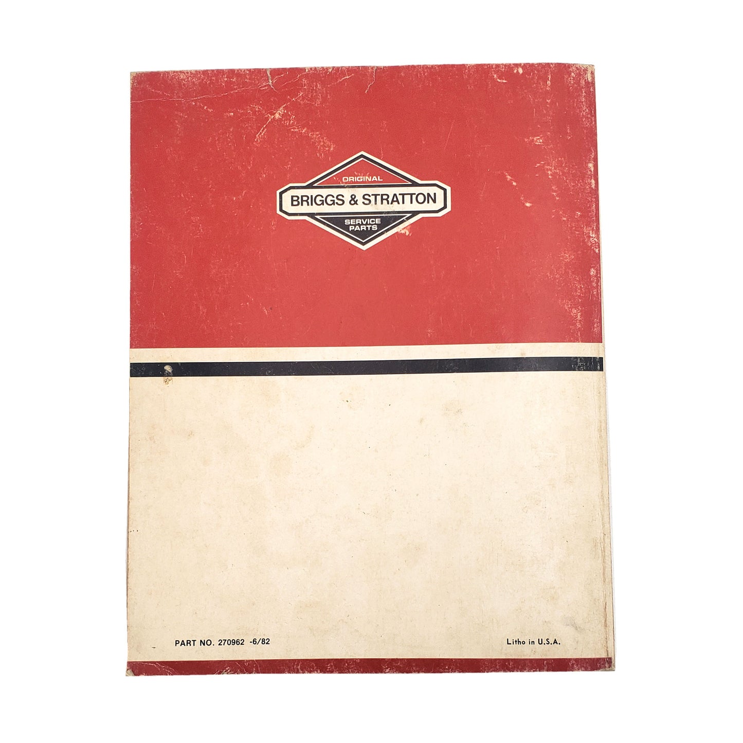 Briggs and Stratton Service and Repair Instructions Manual 