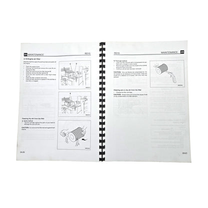 Wacker RD15 Roller Operators Manual
