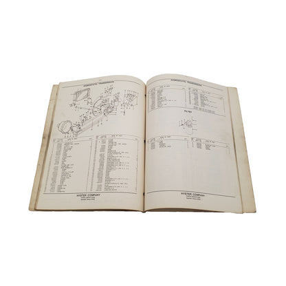Hyster C330A Roller Parts Manual Book Compactor A158C1518V-UP