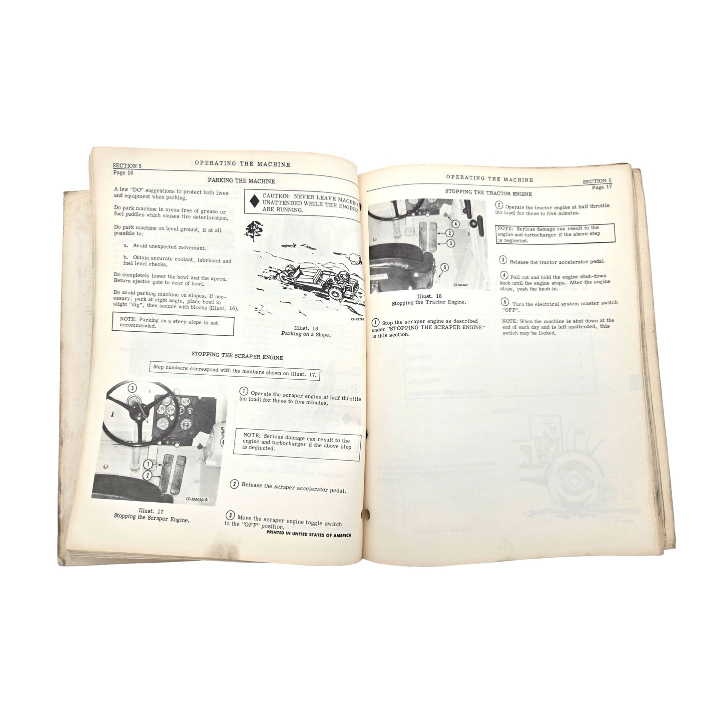 International Model 433 Pay Scraper Operators Manual Book