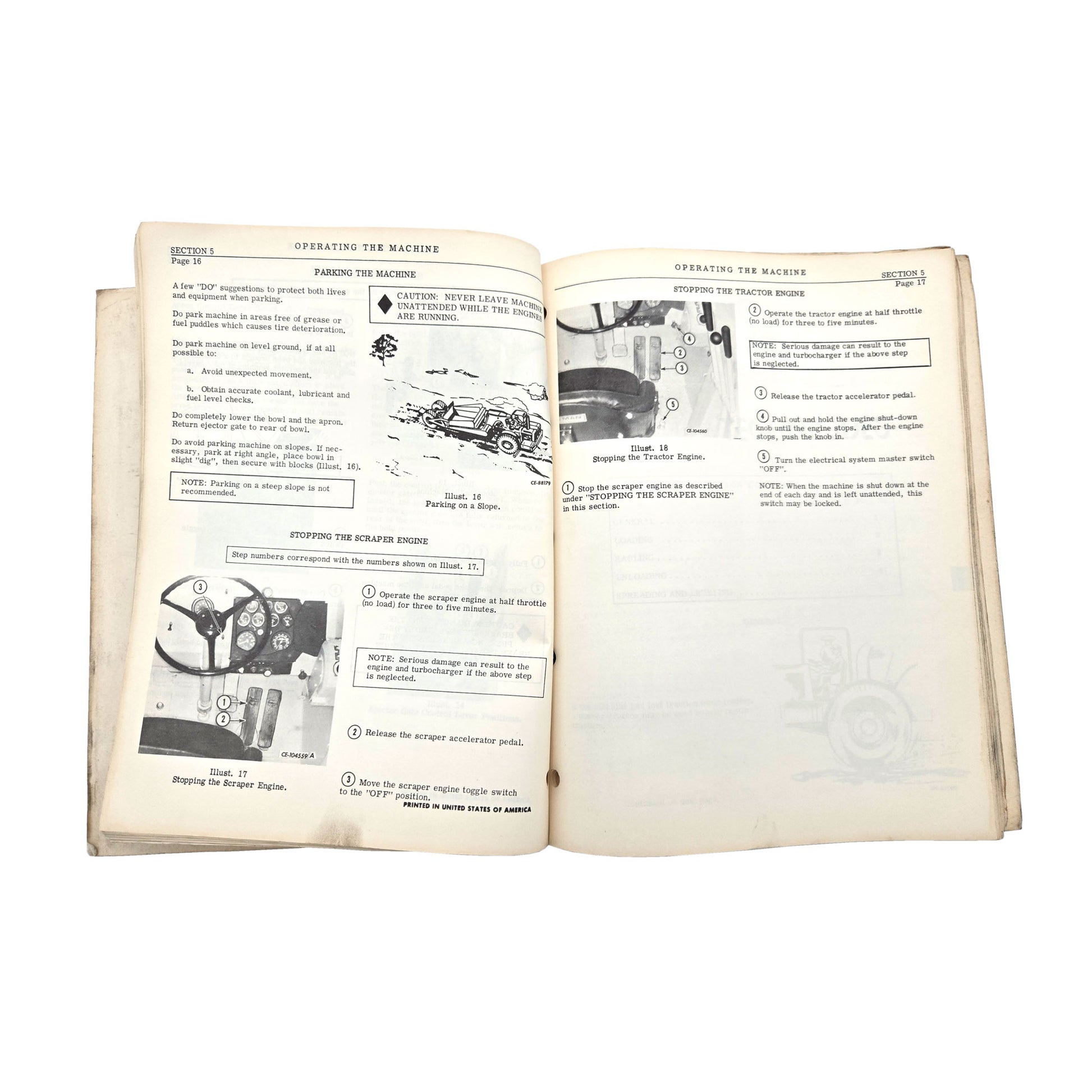 International Model 433 Pay Scraper Operators Manual Book