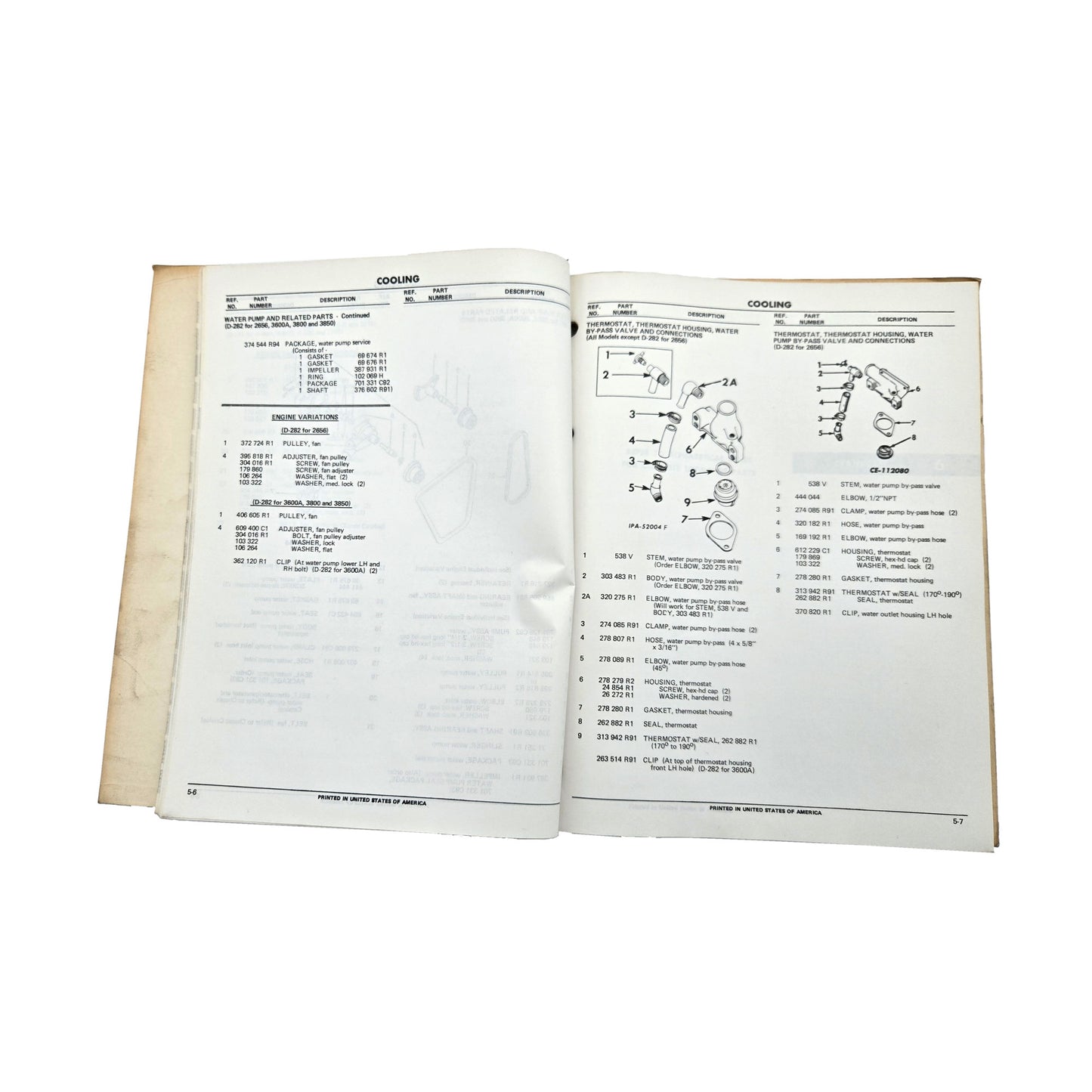 International Diesel Engine D-236 & D-282 EPC-236/282 Parts Manual