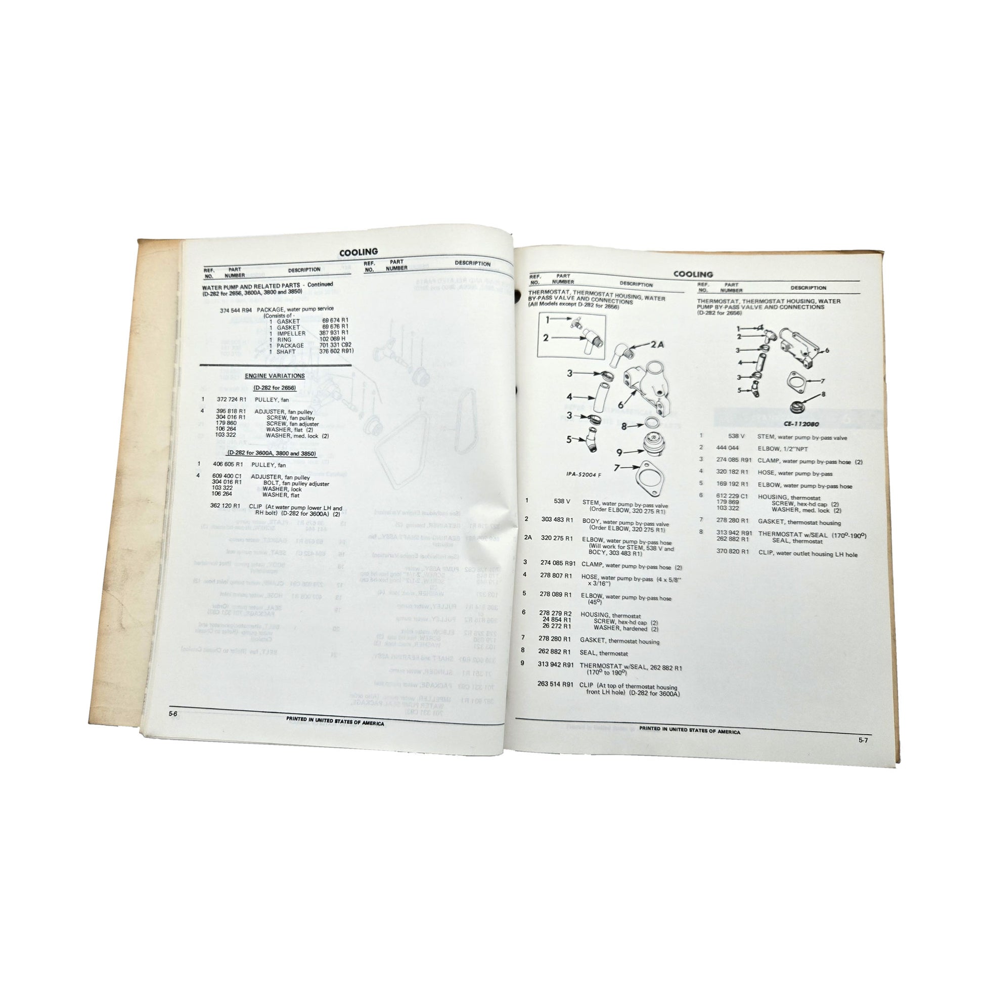 International Diesel Engine D-236 & D-282 EPC-236/282 Parts Manual