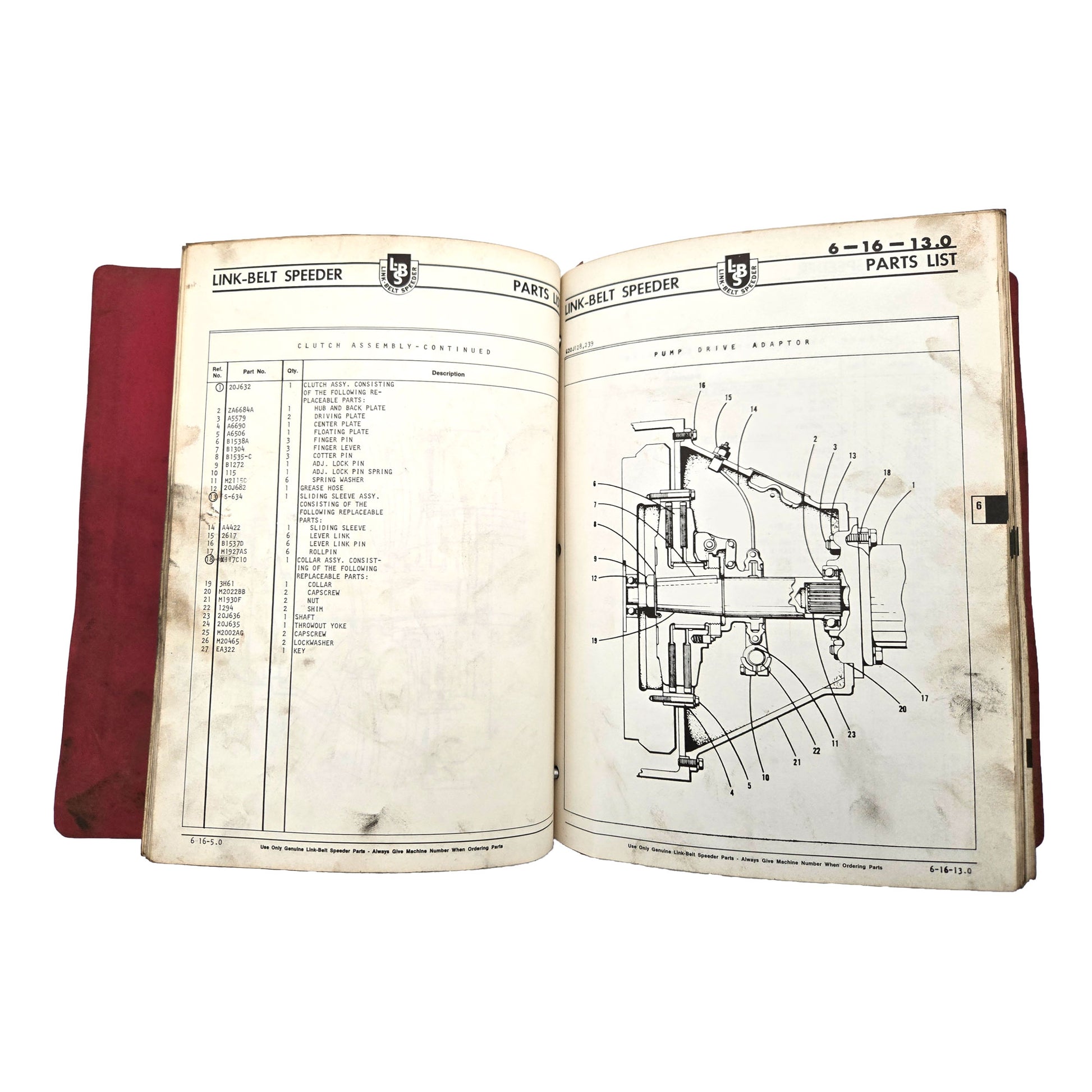 Link-Belt Speeder LS 3000 Parts Manual 25CG0132-A Excavator Guide Pub: #245