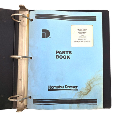 Komatsu Dresser D240T Parts Catalog Manual Book