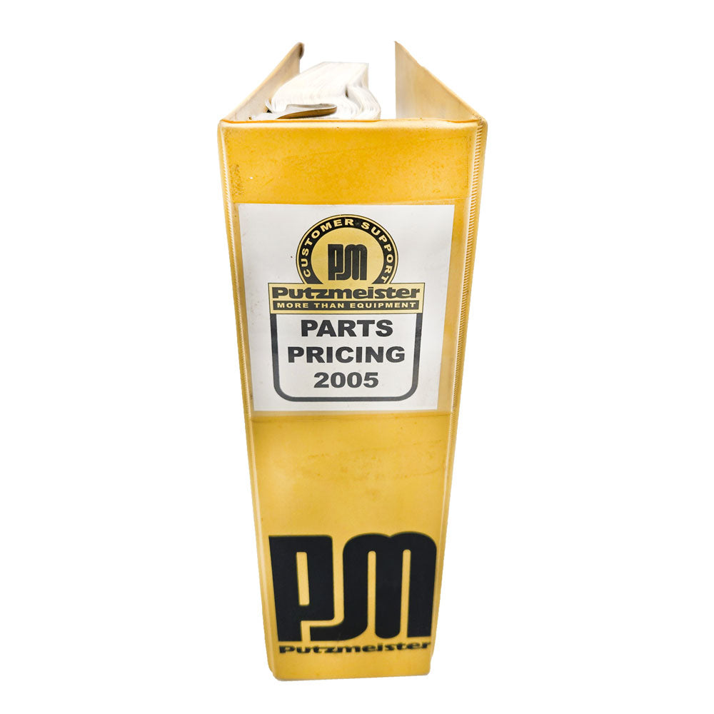 Putzmeister 2005 & 2006 Spare Parts List