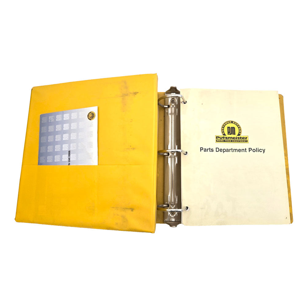 Putzmeister 2005 & 2006 Spare Parts List