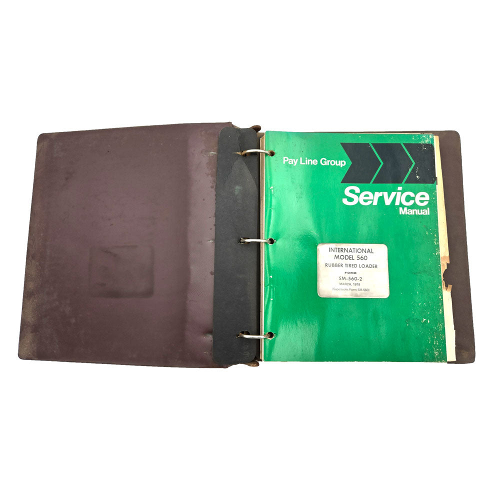 International Model 560 Pay Loader SM-560-2 Service Manual