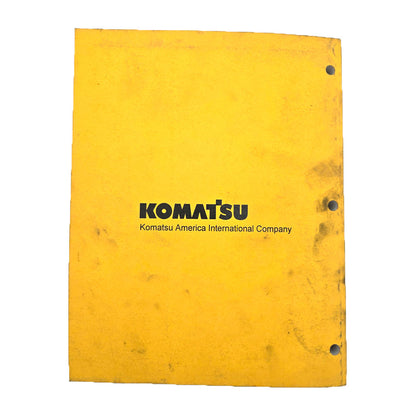 Komatsu PC400LC-6 PC400HD-6 Hydraulic Excavator A80001-UP Operational Manual