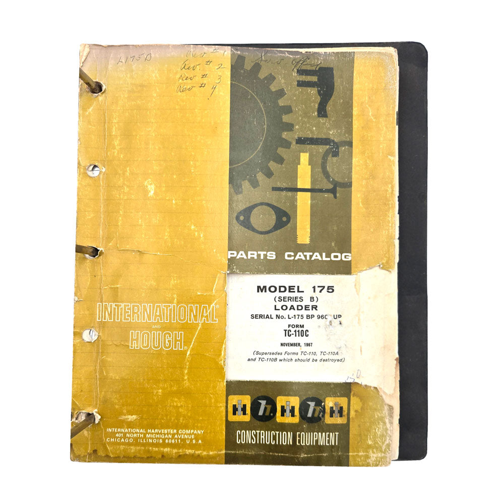 International 175 Series B Loader TC-110-C Parts Catalog | Front