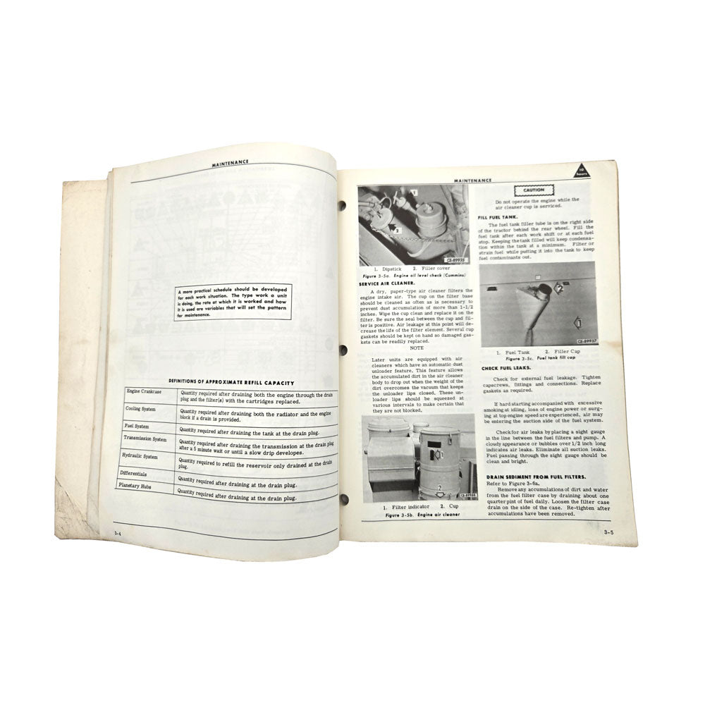 International Hough H-100B Payloader Operators Manual