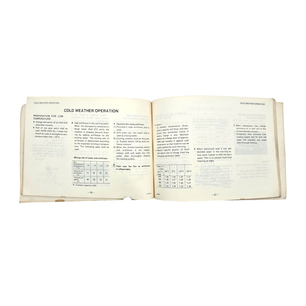 Komatsu Operation & Maintenance Manual D75S-3, PC 400, PC400LC-3 784 D784 PD784