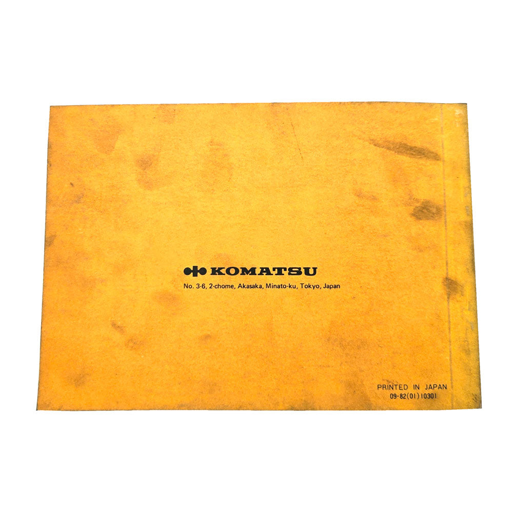 Komatsu Operation & Maintenance Manual D75S-3, PC 400, PC400LC-3 784 D784 PD784