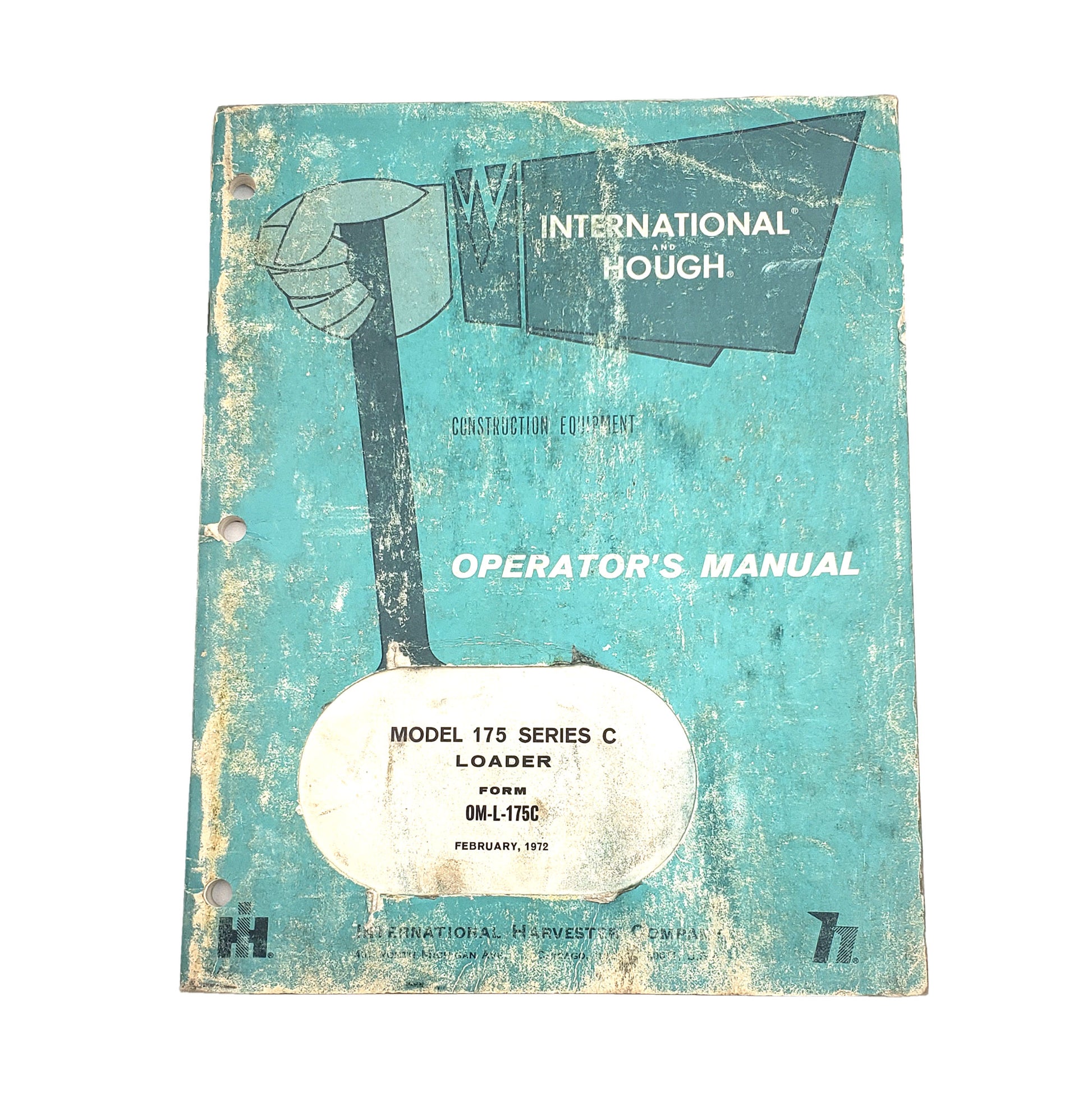 International Hough Operations Manual and LOT OF 2 - Model 175