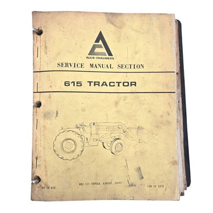 Book 1: Service Manual Section - 615 Tractor | Front