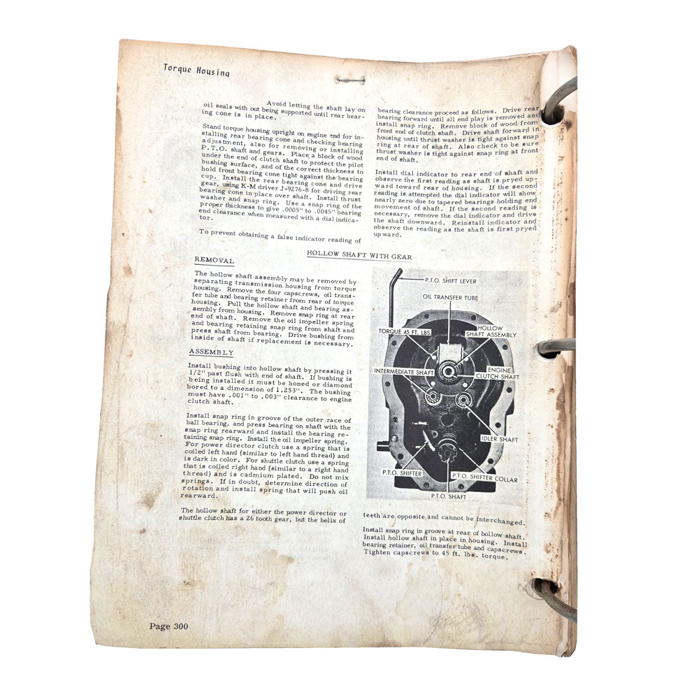 Book 1: Service Manual Section - 615 Tractor | Back