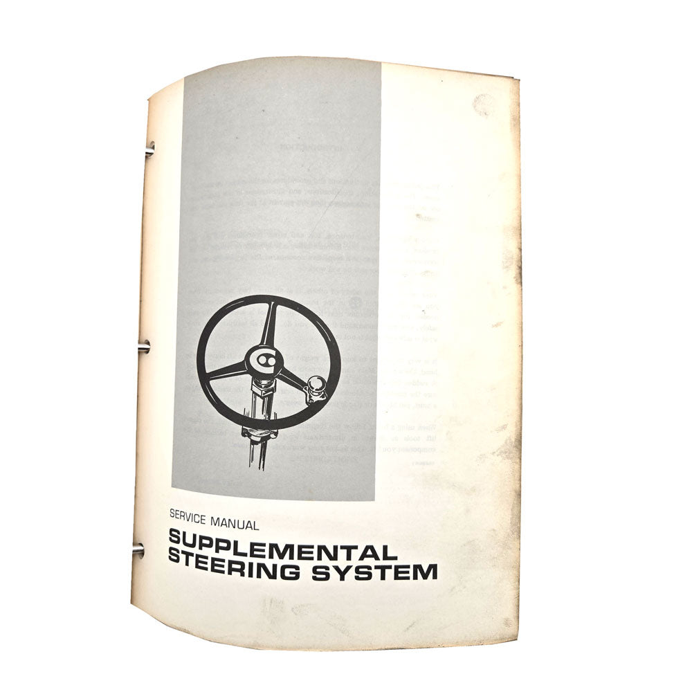 Supplemental Steering System: Service Manual