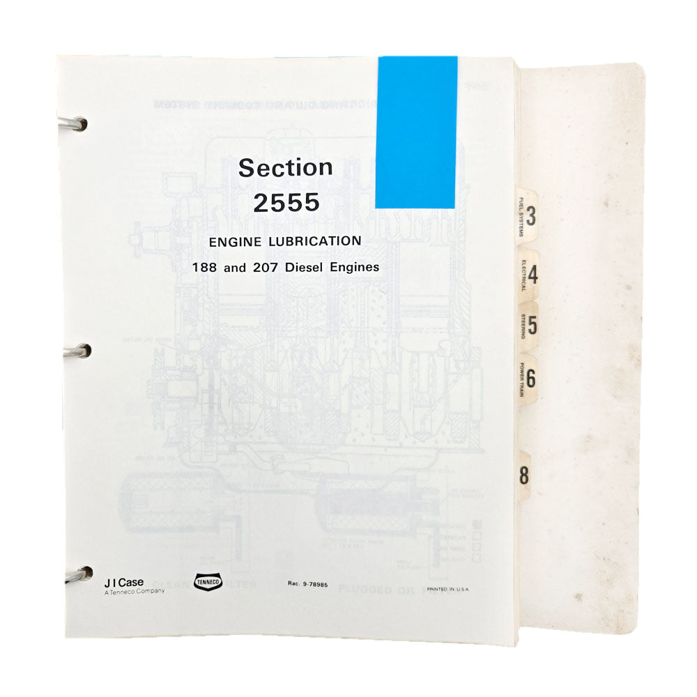 Section 2555: Engine Lubrication - 188 and 207 Diesel Engines