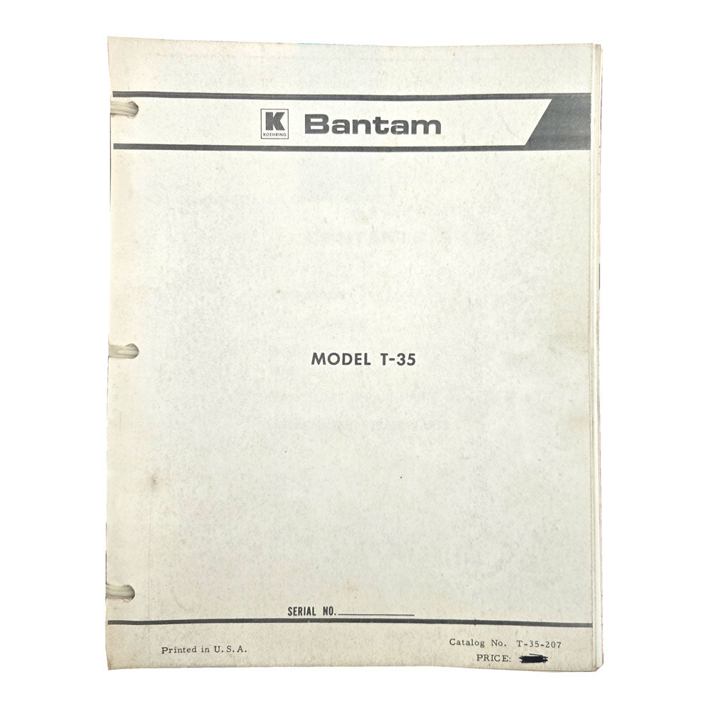 Section 1: Model T-35 