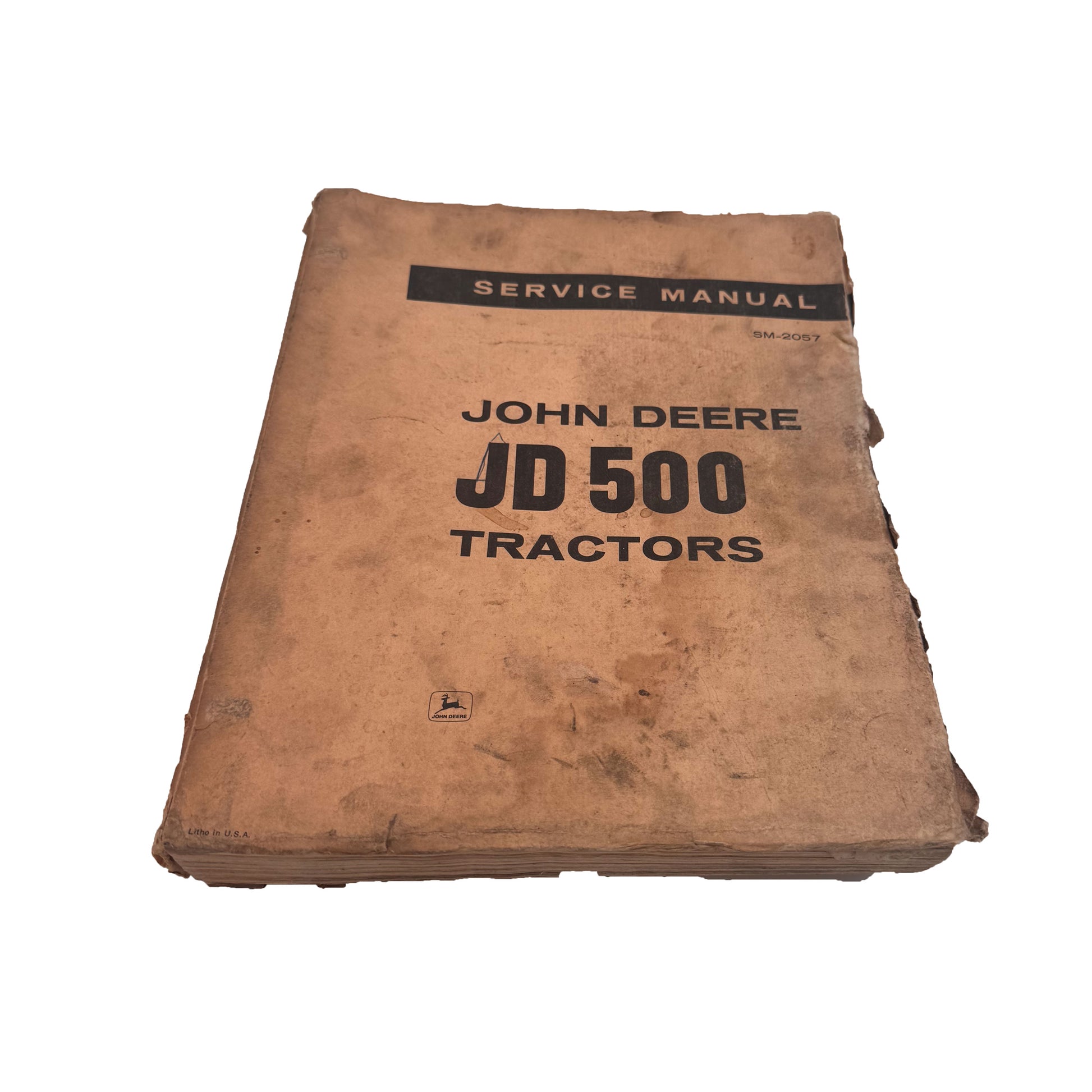 John Deere JD-500 Tractor Technical Service Shop Repair Manual Book SM-2057,closed