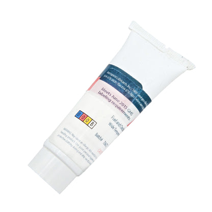 Aerospace TRIBOLUBE-64 synthetic lubricant tube, 2 oz size, hazard label with NFPA 704 rating and manufacturer contact details, angled on white background