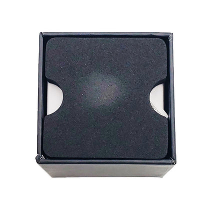 Inside of T-Motor F1000 box showing thick black protective foam insert with finger cutouts.