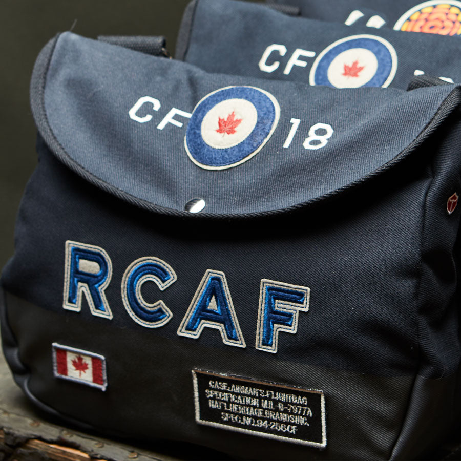 Red Canoe - RCAF CF-18 Shoulder Bag - Navy, Front