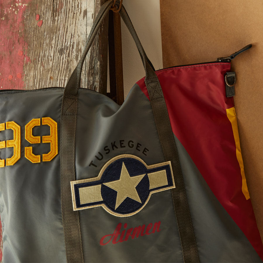 Red Canoe - Tuskegee Airmen Helmet Bag - Grey, Front