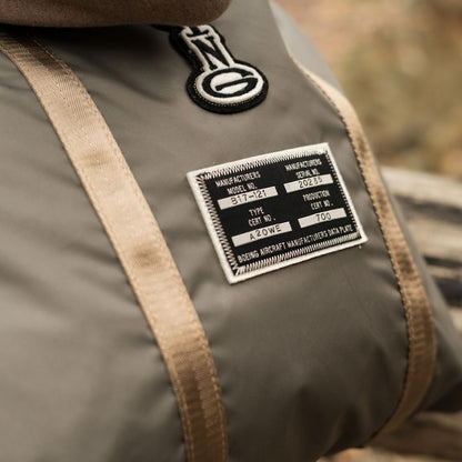 Red Canoe - Boeing Vintage Logo Helmet Bag - Army Sale, Lifestyle Side
