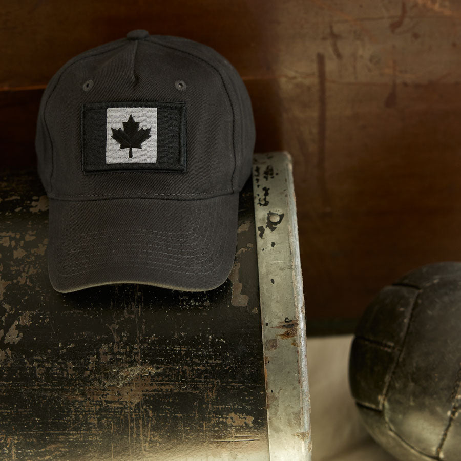 Red Canoe - Canadian Flag Cap - Slate, Front