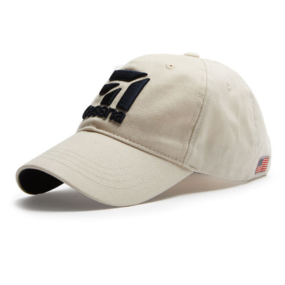 Red Canoe - Cessna 3D Logo Cap Stone, Side