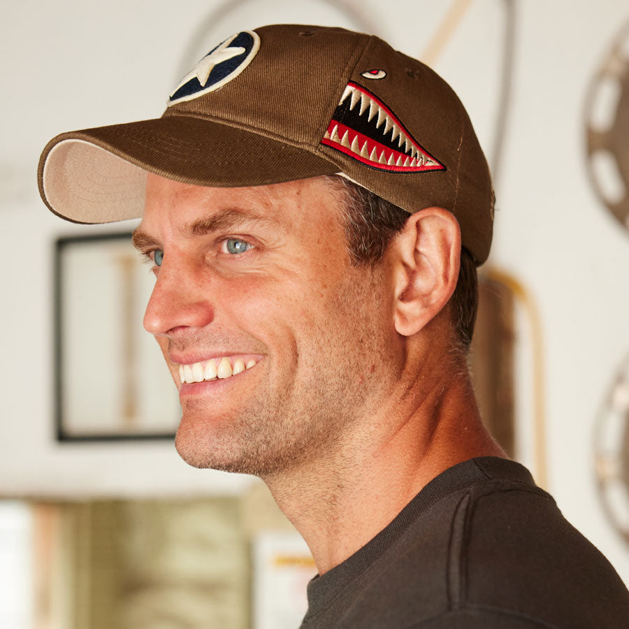 Red Canoe - P-40 Warhawk Cap Green, Lifestyle Side