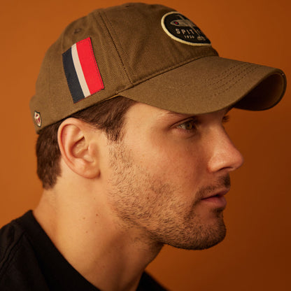 Red Canoe - Spitfire Cap - Khaki, Lifestyle Side