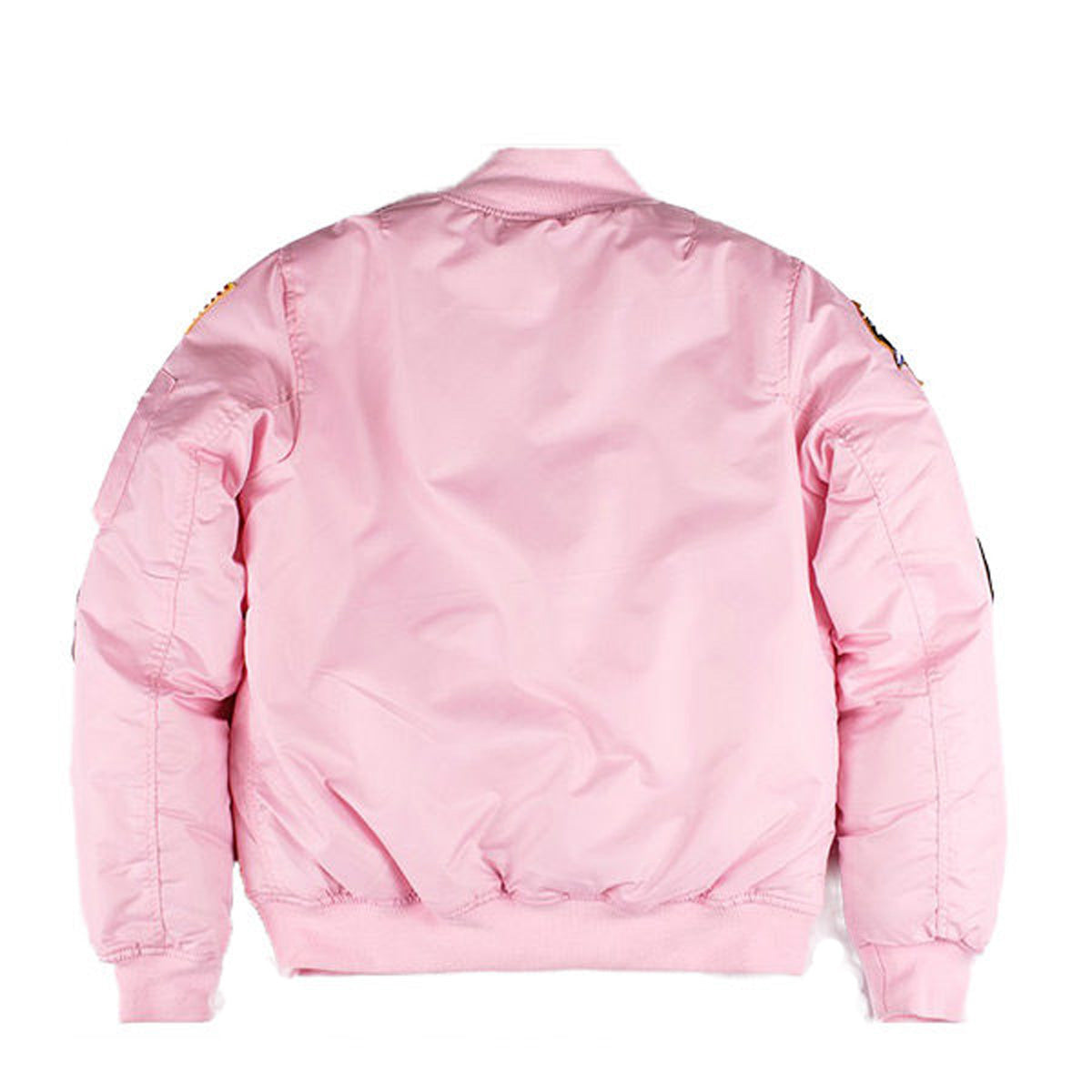 Up and Away - Adult MA-1 Flight Jacket (Pink 6-Patch), Back