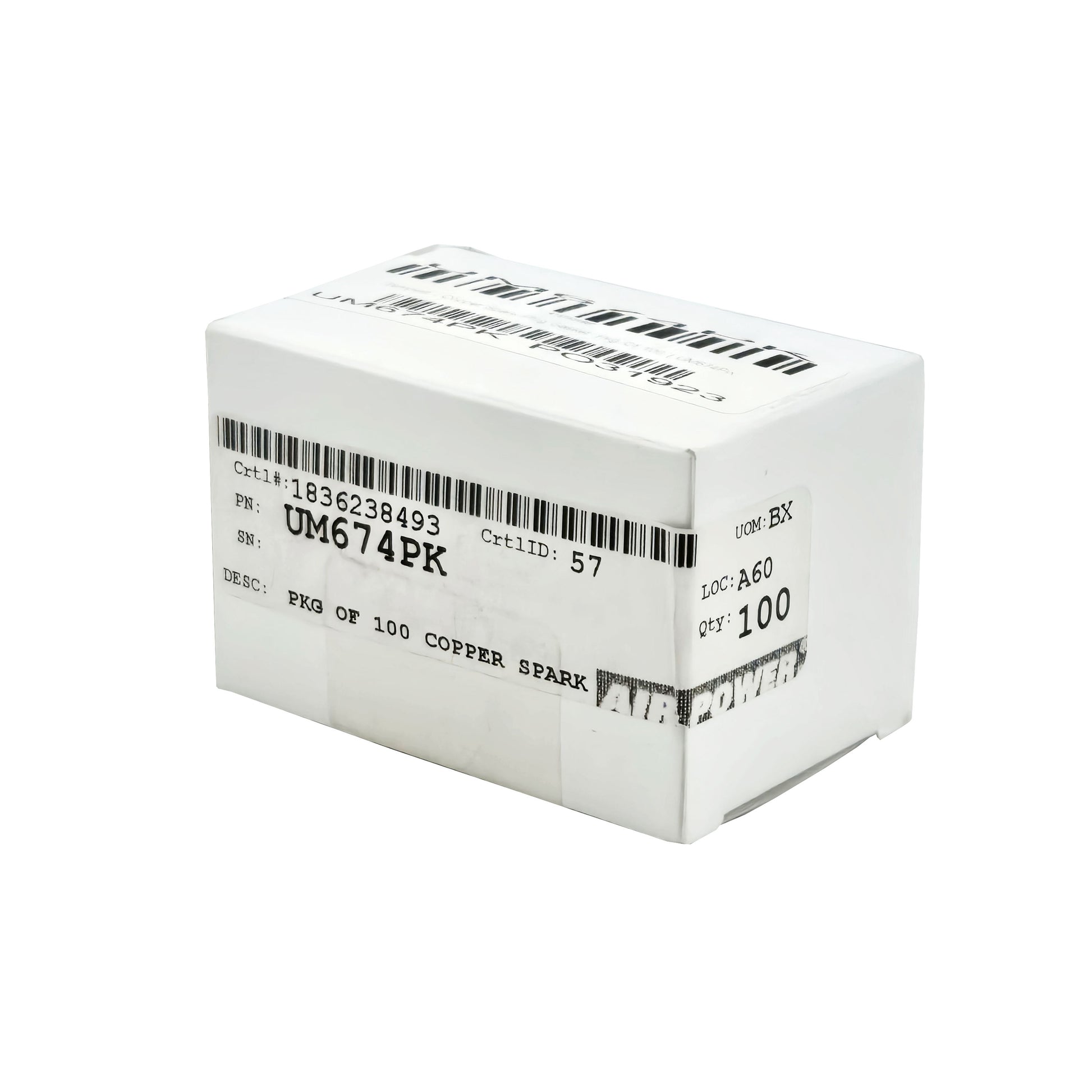 Tempest Copper Spark Plug Gasket Pack – Angled Side View of Product Box