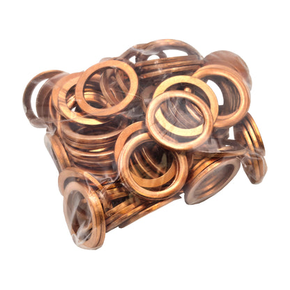 Tempest Copper Spark Plug Gasket Pack – Bag Containing 100 Copper Gaskets