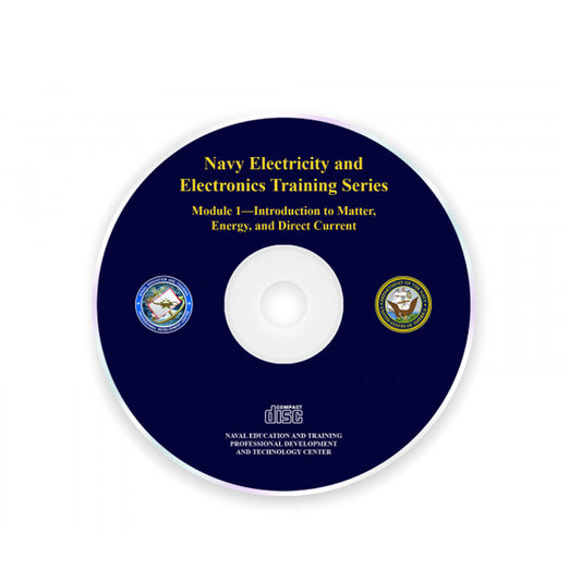 US Navy Electric & Electronics Course CD covering electrical fundamentals and electronics training concepts
