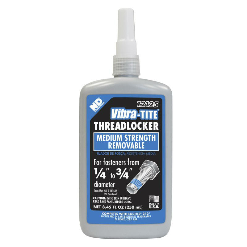 Vibra-Tite - 121 Medium Strength Removable Threadlocker 250 mL